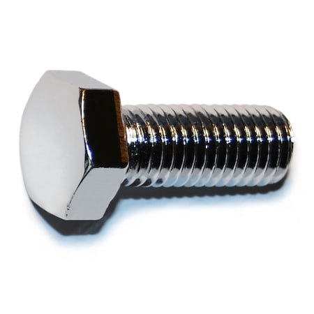 Midwest Fastener Class 8.8, M12-1.75 Hex Head Cap Screw, Chrome Plated Steel, 30 mm L, 5 PK 79982